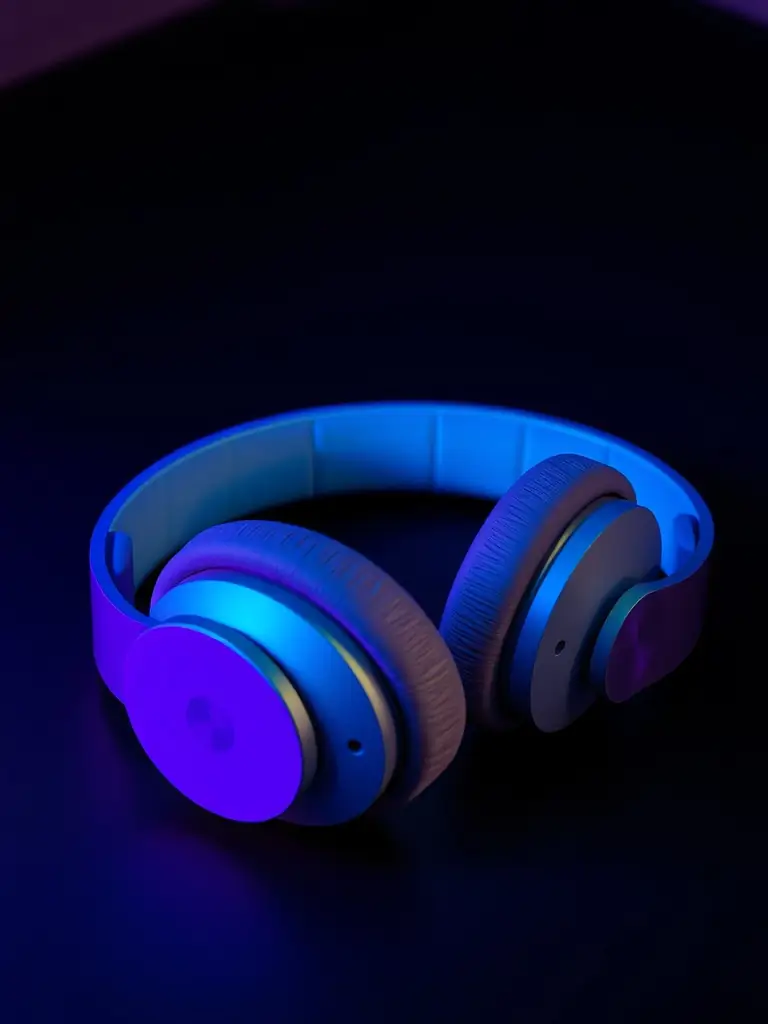 Studio shot of Bose QuietComfort Ultra headphones, highlighting their comfort and advanced noise cancellation technology, perfect for a travel-focused headphone guide.